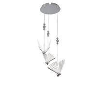 Light Prestige Mariposa lampada sospesa 3x24 W cromo LP17153PCH