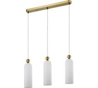 Light Prestige Piega lampada sospesa 3x40 W bianco-oro LP-939/3LWHITE