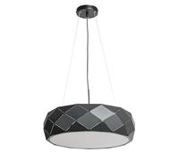 Light Prestige Reus wisząca czarna, Metallo, E27, 60 W, Nero, 47 x 47 x 120 cm