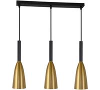 Light Prestige Solin lampada sospesa 3x60 W nero-oro LP-181/3LGD