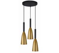 Light Prestige Solin lampada sospesa 3x60 W nero-oro LP-181/3PGD
