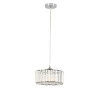 Light Prestige Vetro lampada sospesa 1x15 W cromo LP-2910/1P CH round