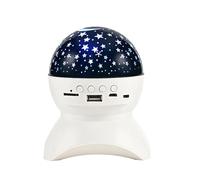 Light Projector Night Light With Blue'tooth Music Speaker, Wireless Portable Speaker Night Light Sleep Soothing Colors Changing Music Speaker Timer LED Projection Speaker For Kids Bedroom Gift Choice