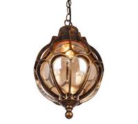 Light Retro Industrial Aluminum Glass Rainproof Exterior Wall Outdoor Waterproof Ceiling Lamp //E26 Mediterranean Courtyard Chandelier Lighti