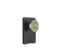 Light Sage Green Floral Wildflower Botanical Flowers Wild PopSockets PopWallet per MagSafe