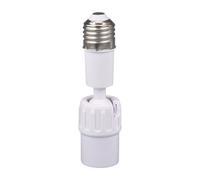Light Socket Extender, Light Bulb, Compact Design Easy Installation Angle Customization Lightweight Build Space Saver, Lamp Holder Adapter for Living Room, Bedroom 4.92x0.98x0.98 Inches