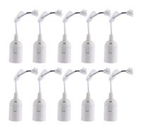Light Socket With Cord E27, 10-Pack Hanging Lamp Holders With Sturdy Lantern Cable And Safe Wire Connection, Wide Range Of Use, Made Of High-Quality Pet Material, 6cm*4cm*4cm