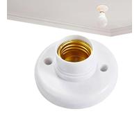 Light Sockets - 220V Two Hole Keyless White Threaded Lampholder