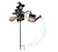 Light Solar Flowing Witch String Light Stake - Colorful Flying Witch Stake