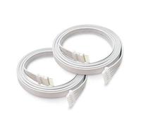 LIGHT SOLUTIONS Cavo di prolunga da 1 m per illuminazione Philips Hue Lightstrip V4 & Solo lightstrip - Striscia LED illuminazione LED - Prolunga cavo di alimentazione - Bianco (2 pezzi)