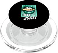 Light Teal Aqua Bite The Bullet Light Teal Aqua Graphic PopSockets PopGrip per MagSafe
