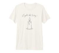 Light The Way Funny Candle Maker Chandler Soy Gift Maglietta Premium