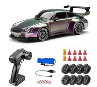 (Light to purple)1:24 Remote Control Drift Car, 4WD Two-Speed 50m Range, 22 Minutes Drift Time
