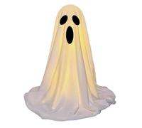 LIGHT UP - Arredamento Fantasma Illuminato Sospeso Con Nucleo A LED, Ornamento Fantasma Di Halloween A Batteria | Design Galleggiante Galleggiante, Uso Esterno Al Coperto, Aggiunge Un Ambiente E