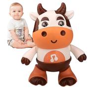 Light Up Baby Cow Toys - Giocattolo di danza animale del fumetto, giocattolo musicale della con luci brillanti | Simpatici giocattoli musicali interattivi con braccia staccabili, giocattoli