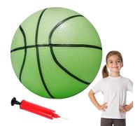 Light Up Basketball - 8 Inches Glowing Sports Ball, Reflective Luminous Texture Toy, Safe Soft Lights Ball, Portable Strong Grip Illuminated Play For Kids Indoor Outdoor Activities