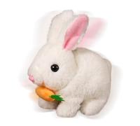 Light Up Bunny - Shaking Ears Plush, Electronic Walking Rabbit, Lighted Animal Toy, Interactive Sound Doll | Perfect Kids Children Boys Girls, Ideal For Playtime Fun And Creative Entertainment