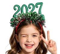 Light Up Christmas Headband - 2027 Festive LED Hair Accessory, Cute Glowing