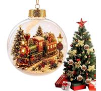 Light Up Christmas Ornaments - LED Reindeer Nutcracker Angel Pendant