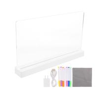 Light Up Drawing Board For Kids - ABS, Dry Erase Board LED Lighted Rechargeable Design | Double-Sided Writing Display Interactive Learning Boards, Light Up Writing Tablet For Boys, Girls, Preschoolers