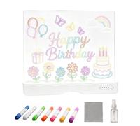 Light Up Drawing Board - Rechargeable Doodle Pad with Markers