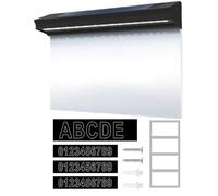 Light Up House Numbers Solar | 2 modalità Long Lasting Modern Waterproof Illuminated | Outside Yard Home Number,for Garden Street Residence Courtyard Pathway
