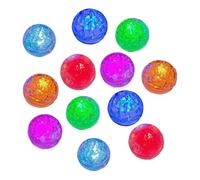 Light Up Ice Cubes, Set di 12, Reusable Led Drink Lights with Liquid Sensor, Waterproof Multi Color Glowing Cubes for Cocktail, Whiskey, Parties, Club, 1,42 x 1,42 x 1,14 Inches