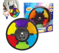 Light Up Memorizing Game, Brain Memory Challenge Toy, 19.3/16.7/3.8 Inches, Electronic Sound Board, Fun Retro Design for Adults and Family Games Night, Multicolor