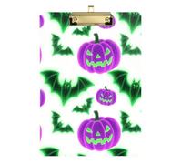 Light Up Zucca Viola Verde Appunti Menu Holder Plastica per Allenatori Medical Classroom Size 9 x 12.5 Tabla para escribir