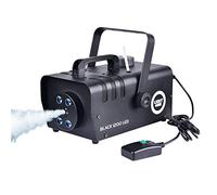 LIGHT4ME Black 1200 LED Effetti Macchina Fumatori Macchina per Fumare Macchina Professionale per Vacanze Feste Matrimoni Natale Halloween Effetto Palcoscenico