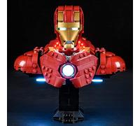 LIGHTAILING Set di Luci per Lego-76327 Busto di Iron Man MK4 - Kit d'Éclairage LED Compatible avec les Modèles de Blocs de Construction Lego - Modèle Non Inclus