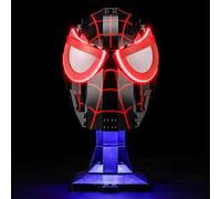 LIGHTAILING Set di Luci per Lego-76329 Maschera di Miles-Morales - Kit d'Éclairage LED Compatible avec les Modèles de Blocs de Construction Lego - Modèle Non Inclus
