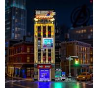 LIGHTAILING Set di Luci per Lego-76342 Spider-Man vs. Mysterio: il Daily Bugle - Kit d'Éclairage LED Compatible avec les Modèles de Blocs de Construction Lego - Modèle Non Inclus