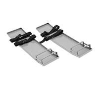 Lightakai Ginocchiere per calcestruzzo in acciaio inox, 20 x 75 mm, per calcestruzzo, ginocchiere per calcestruzzo, ginocchiere per calcestruzzo, coppia di scorrevoli mobili, con cinghie per cemento e
