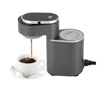Lightakai Mini macchina da caffè, macchina da caffè elettrica portatile con pre-ammollo a bassa pressione e serbatoio dell'acqua da 150 ml, macchina per espresso da 600 W, per casa, ufficio, campeggio