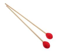 LIGHTAOTAO 1 Paio Martelletto Della Marimba Bastoncini Di Maglio Adulti Martello a Percussione Chiave Bastoni Concerto Mazza Da Marimba Professionale Impugnature Filato Rosso