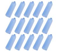 LIGHTAOTAO 15 Pezzi Refillable Ice Pack per Coolers, Blocchi Ghiaccio Blu in PE, Resistenti e salvaspazio per Picnic, Viaggio e Trasporto Alimenti