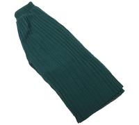 LIGHTAOTAO 1pezzi Pantaloni Donna Estivi Plissettati in Chiffon Morbido con Vita Elastica Gamba Larga Ampia e Design Fluente Come Gonna XL Verde