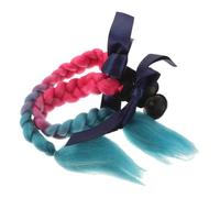 LIGHTAOTAO 2 Pezzi Accessori per Casco Treccia Tripla per Veicoli a Due Ruote