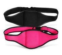 LIGHTAOTAO 2 Pezzi Borsello Cinturone per Microfono Wireless in Neoprene Morbido e Traspirante Tasca per Tenere Microfono in Posizione per Uso Quotidiano e Corsa