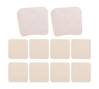 LIGHTAOTAO 20 Pezzi Panni in Pelle Scamosciata Morbida 10x10cm per Ceramica, Strumenti Portatili per Lucidare e Rifinire Bordo di Argilla in Laboratorio Artigianale