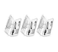LIGHTAOTAO 3 Scatole Set Compasso per Matematica e Geometria 7 Strumenti in Metallo e Plastico, Resistenti per Uso Scolastico e Progetti a Casa o Ufficio