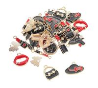 LIGHTAOTAO 36 Pezzi Charms a Forma di Scarpe Tacchi in Lega per Creazioni Fai da Te, Accessori Moda per Gioielli e Handmade Stili multipli
