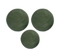 LIGHTAOTAO 3pezzi Spugne per Composizioni Floreali Sferiche Verde Forte Assorbimento d'Acqua e Facili da Conservare per Progetti di Arte Floreale e Giardinaggio