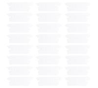 LIGHTAOTAO 50 Etichette Trasparenti per Cartelle Sospese, Schede Riutilizzabili con Carta per Classificazione File, Linguette Pratiche per Ufficio e Scuola, Set da 50 Pezzi per