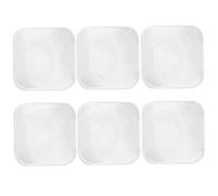 LIGHTAOTAO 6 Pezzi Protettore della Porta in Silicone Adesivo Bianco a Forma di Balena, Assorbi Urti e Protegge Le Pareti, Set per Uso Domestico