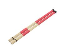 LIGHTAOTAO Bacchette per Batteria in Bamboo Rosso 2 Pezzi Resistenti Forte Senso di Gravità per Musicisti e Giovani Band