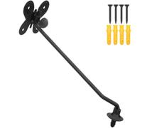 LIGHTAOTAO Braccio da Parete per Piatti in Ferro Nero Superficie Liscia e Facile Installazione, Supporto Professionale per Piatti Crash ed Effetti Batteria