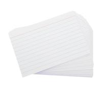 LIGHTAOTAO Carte Indice Rigate Orizzontali 4 Pollici 200 Pezzi, Carta Spessa Resistente e Portatile per Appunti e Presentazioni a Scuola e Ufficio