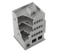 LIGHTAOTAO Casa in Miniatura Edificio Rovinato Modello Architettonico 1:144 per Costruzione di Città in Miniatura e Paesaggi Ferroviari
